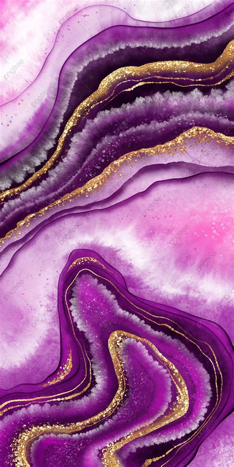 Purple Marble Background With Gold Streaks. Marble iphone, Purple ...