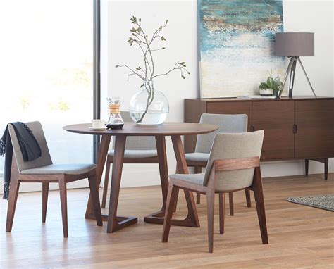 Modern Round Dining Table And Chairs - AHOME-DESIGNING