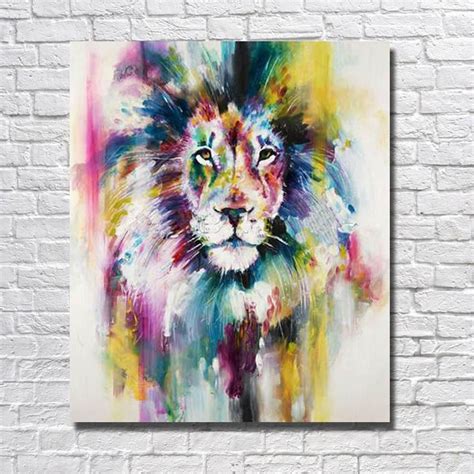 Best 20+ of Abstract Lion Wall Art