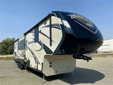 2015 GRAND DESIGN MOMENTUM 385TH RV FIFTH WHEEL TOY HAULER TRAILER "3 ...