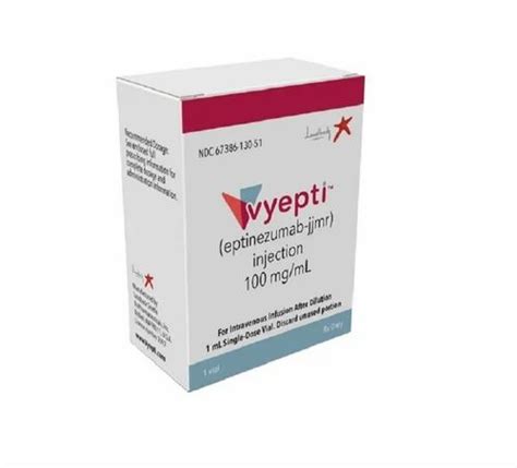 Eptinezumab Vyepti 100mg Injection at best price in Jaipur | ID ...