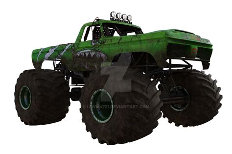 Green Monster Truck 2, Png Overlay. by lewis4721 on DeviantArt