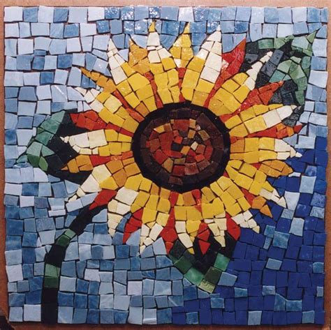 Mosaic Sunflower | FaveCrafts.com