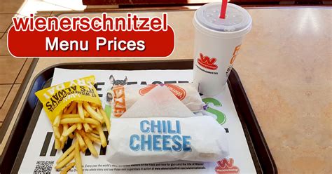 Wienerschnitzel Menu Prices - Drinks, Burgers, & More | Nutrition Info