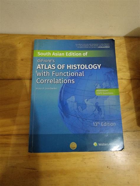 ATLAS OF HISTOLOGY on Carousell