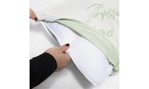 Up To 25% Off on Bamboo Memory Foam Pillow wit... | Groupon Goods