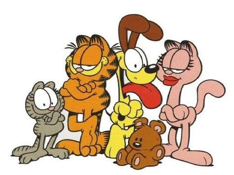 Garfield family | Garfield and odie, Garfield cartoon, Garfield images