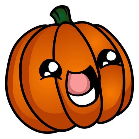 [Halloween drawings] Easy to draw a cute Pumpkin - EASY TO DRAW EVERYTHING