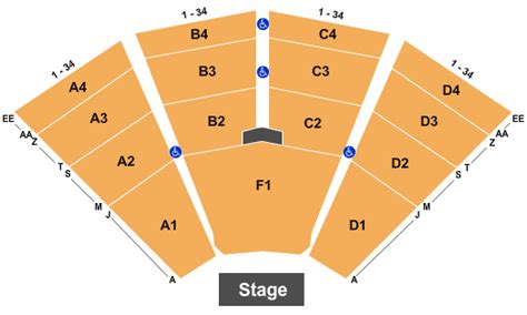 End Stage at Isleta Casino & Resort - Showroom Seating Chart ...