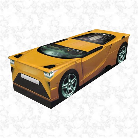 Duncans Car Yellow - Child Caskets & Coffins - The Funeral Outlet