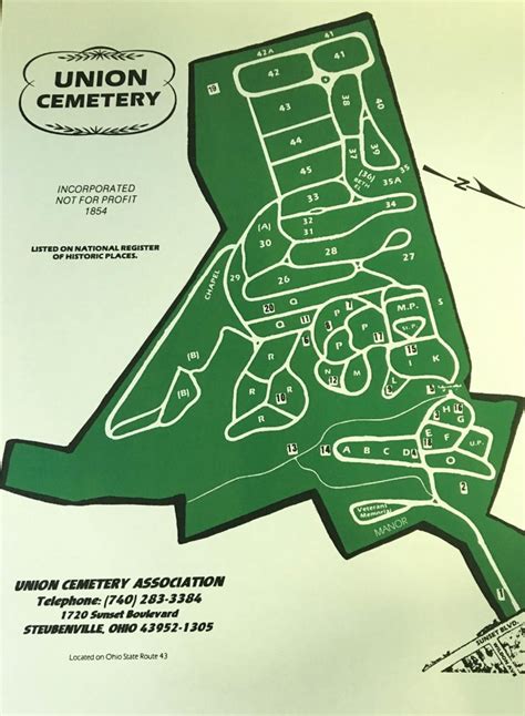 Map - Union Cemetery Association