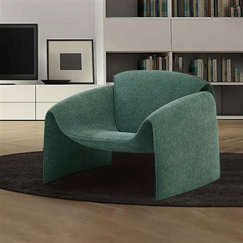 Modern Deep Green Accent Chair Velvet Upholstered Chair for Living Room