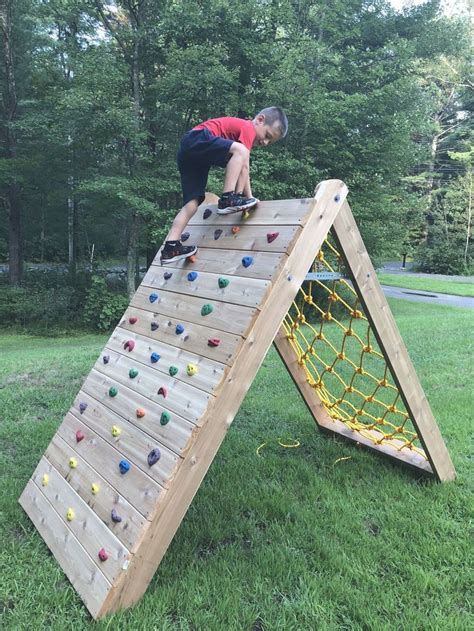 Children's Climbing Wall | Etsy | Backyard for kids, Backyard kids play ...