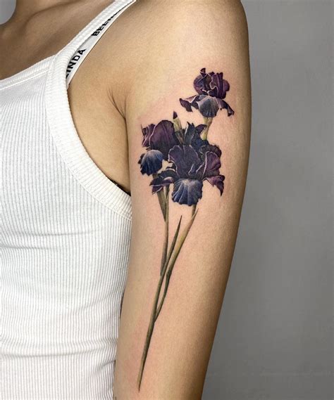 Iris Tattoo Ideas Reflecting Wisdom, Courage, and Purity