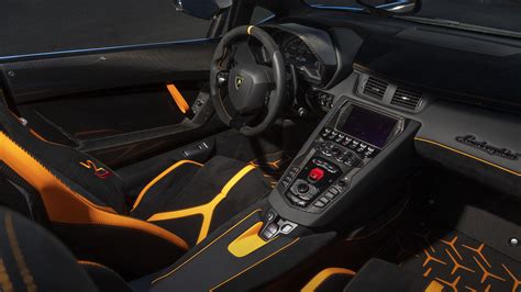 2020 Lamborghini Aventador SVJ Roadster Interior 4K 5K Wallpaper | HD ...