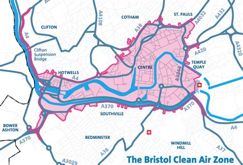 Bristol Proposed Clean Air Zone Map