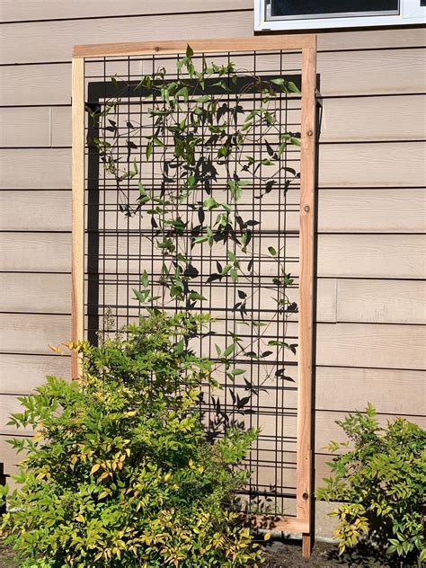 DIY Flower Trellis — Made on 23rd | Diy garden trellis, Diy trellis ...