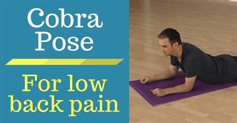 Cobra Pose For Beginners (Half & Full) - For Low Back Pain relief