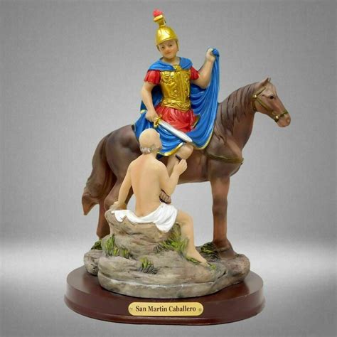 San Martin Caballero Statue No.19879 Brand New Religious - Etsy