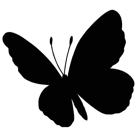 butterfly silhouette side view - Google Search | Silhouette stencil ...