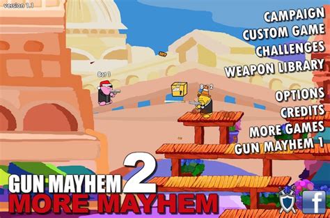 Gun Mayhem 2 More Mayhem Fight Game - Unblocked Games