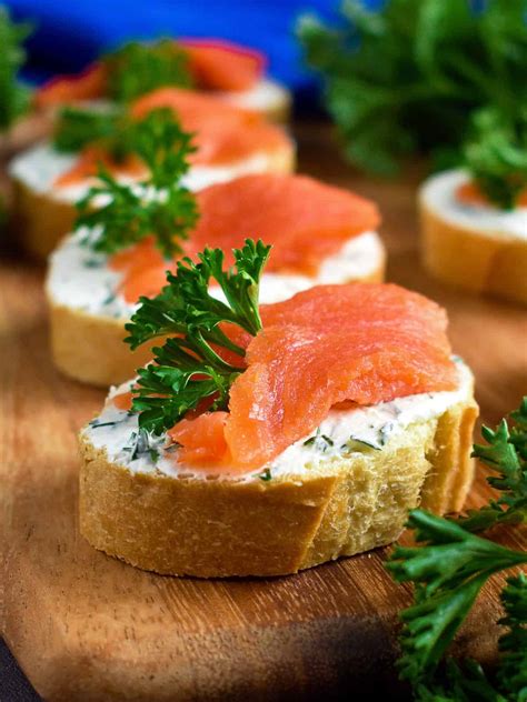 Smoked Salmon Cream Cheese Sandwiches - Olga in the Kitchen