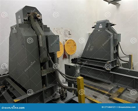 The Equipment and Facilities in the Elevator Room Stock Image - Image ...