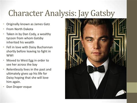 Great Gatsby Character Traits