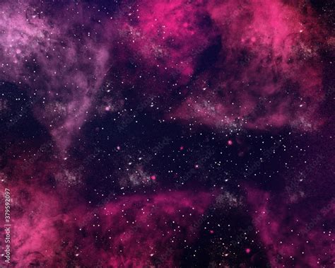 Galaxy wallpaper. Stars and nebula background with stardust. Colorful ...