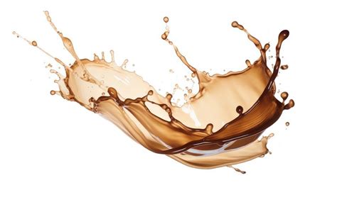 Coffee splash white background refreshment | Free Photo Illustration ...