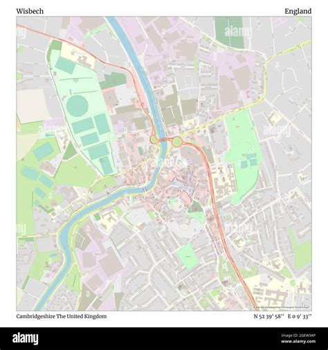 Wisbech map Cut Out Stock Images & Pictures - Alamy