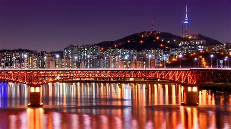 Mt. Namsan, N Seoul Tower and Seongsu Bridge,... | Robert Koehler ...