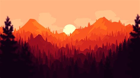 🔥 Download Clean Firewatch Styled Wallpaper by @driley | Clean ...