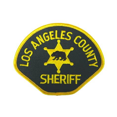 LASD Los Angeles County Sheriff Shoulder Patch - West Coast Uniforms ...