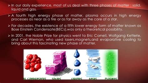 Bose einstein condensate