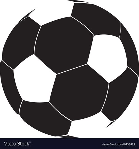 Soccer Ball Silhouette Vector