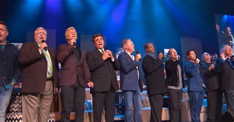 In this live performance from the Gaither Vocal Band, the men onstage ...