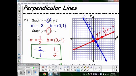 How Do You Find The Slope Of A Perpendicular Line Perpendicular Lines ...