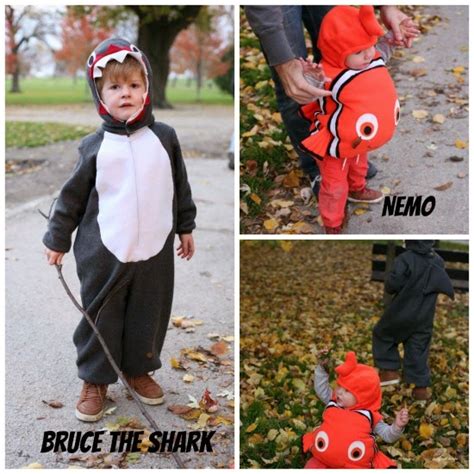 Different Decades: Nemo and Bruce the Shark Costumes