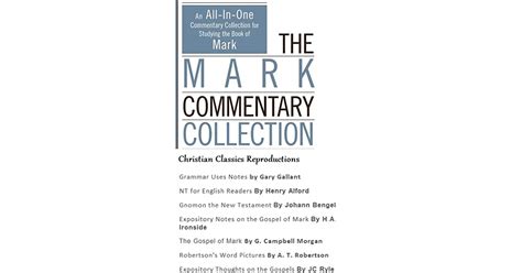 The Mark Commentary Collection: 7 Commentaries into One by Christian ...