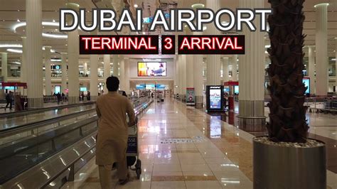 DUBAI AIRPORT TERMINAL 3 ARRIVAL 2020 - YouTube