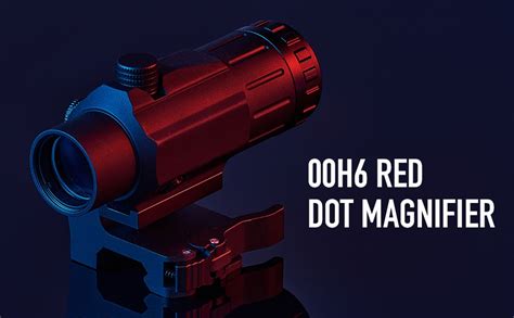 3x21 Red Dot Magnifier with Flip to Side QD Mount Rifles Airsoft Guns ...