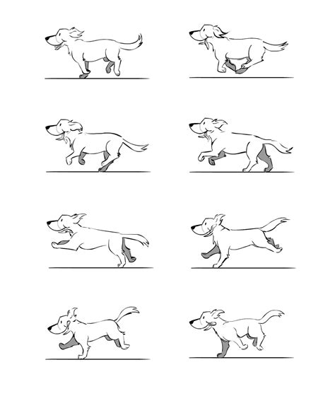 Dog Animation Sketches