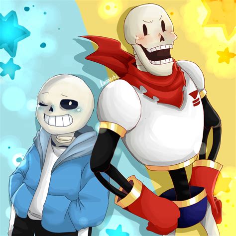 Sans and Papyrus by Hanacchi1 on DeviantArt