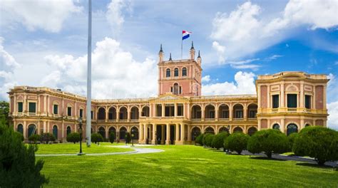 Lopez Presidential Palace. Asuncion, Paraguay Capital Stock Photo ...