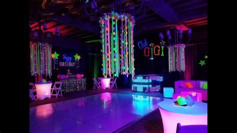 Neon Lights Party Ideas