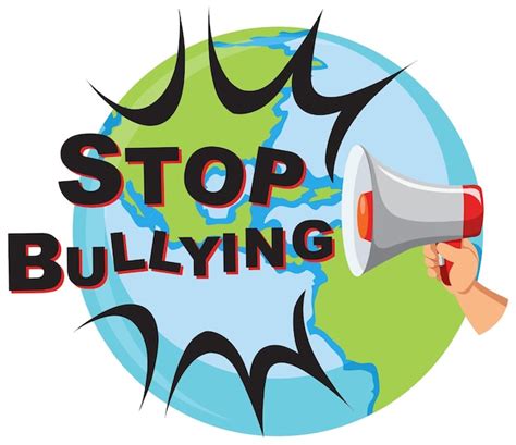 Free Vector | Stop bullying banner concept vector