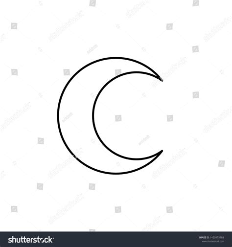 16,404 Crescent Moon Outline Images, Stock Photos & Vectors | Shutterstock