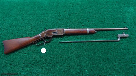 VERY RARE WINCHESTER MODEL 1873 SRC WITH BAYONET