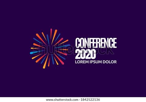 Modern Abstract Colorful Conference Logo Template Stock Vector (Royalty ...